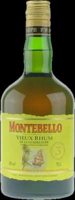 Bouteille de spiritueux : 3 Ans de la marque Montebello