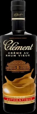 Bouteille de spiritueux : Crème au Rhum Vieux de la marque Clément
