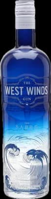 Bouteille de spiritueux : The Sabre Gin de la marque The West Winds