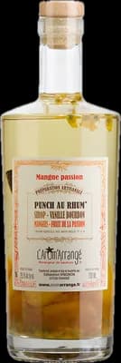 Bouteille de spiritueux : Punch au Rhum Mangue-Passion de la marque L'Arôm'Arrangé