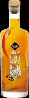 Bouteille de spiritueux : Breiz'île Sélection - Piment Gingembre de la marque Breiz’île