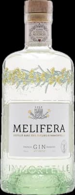 Bouteille de spiritueux : Gin de la marque Melifera