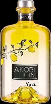 Bouteille de spiritueux : Yuzu de la marque Akori Gin
