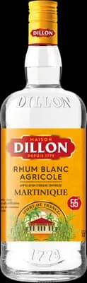 Bouteille de spiritueux : Blanc Agricole 55° de la marque Dillon