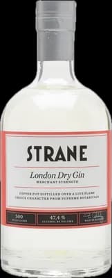 Bouteille de spiritueux : Merchant Strength London Dry Gin de la marque Strane