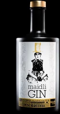 Bouteille de spiritueux : Black Edition de la marque Maidli Gin