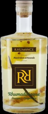 Bouteille de spiritueux : Rhumadisiaque (Ananas - Gingembre) de la marque Rhumance