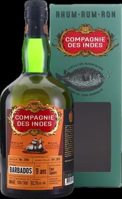 Bouteille de spiritueux : Barbados (Bottled for Denmark) de la marque Foursquare