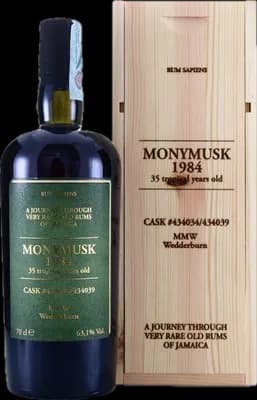 Bouteille de spiritueux : Rum Sapiens Wedderburn de la marque Monymusk