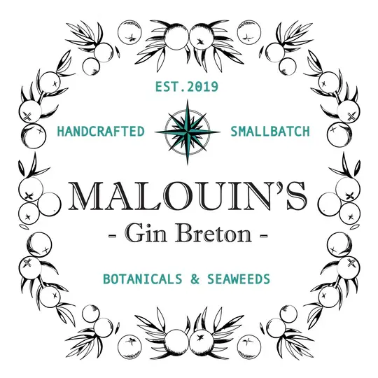 Logo de la marque de spiritueux : Malouin's Gin