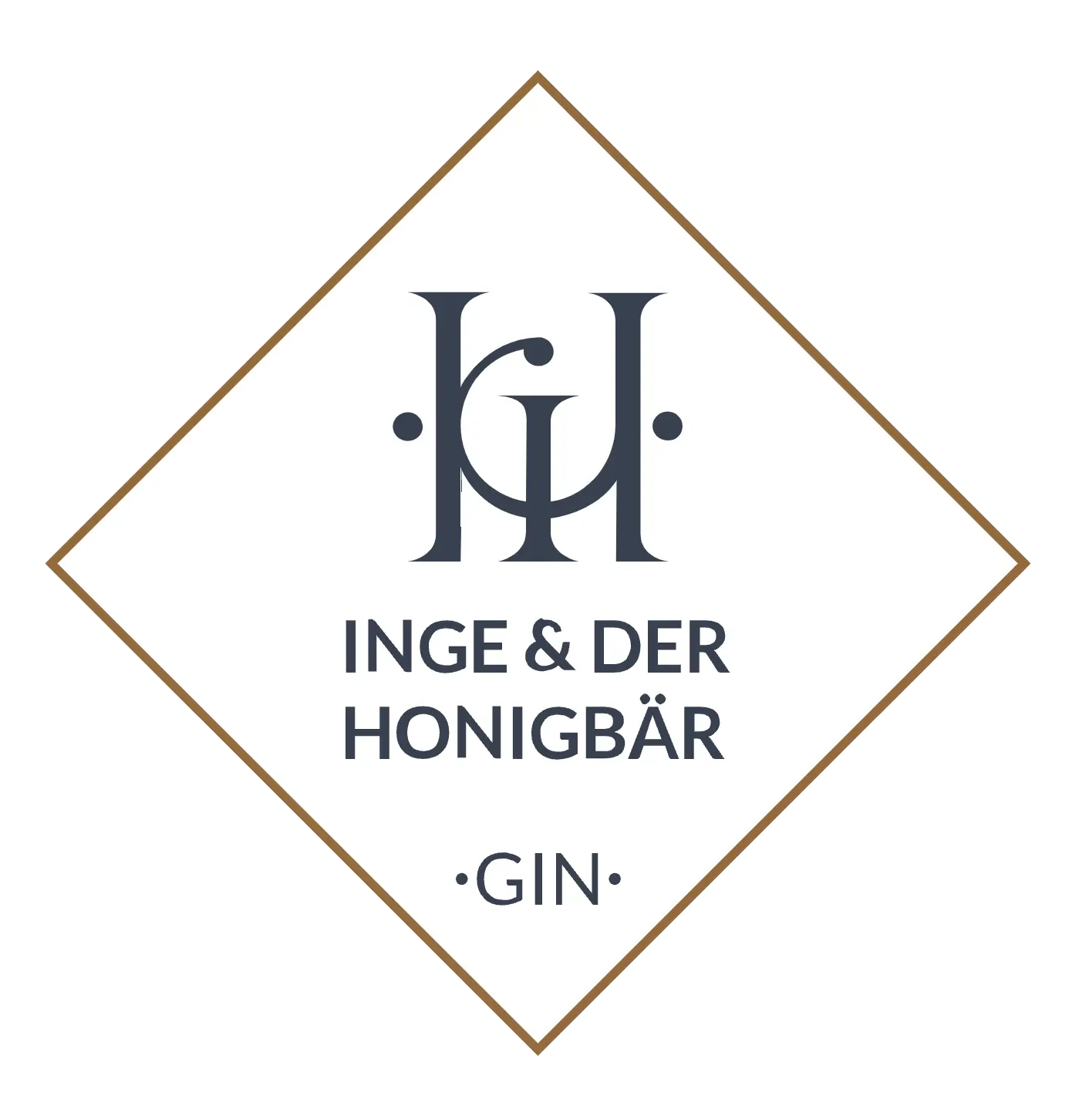 Logo de la marque de spiritueux : Inge & der Honigbär Gin