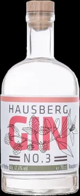 Bouteille de spiritueux : Gin No.3 de la marque Hausberg