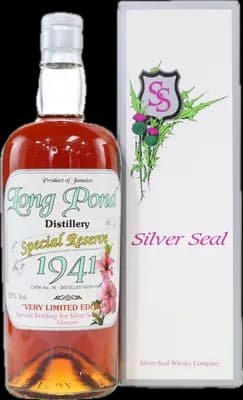 Bouteille de spiritueux : Flower & White Label de la marque Silver Seal