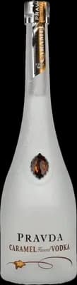 Bouteille de spiritueux : Caramel Flavored Vodka de la marque Pravda
